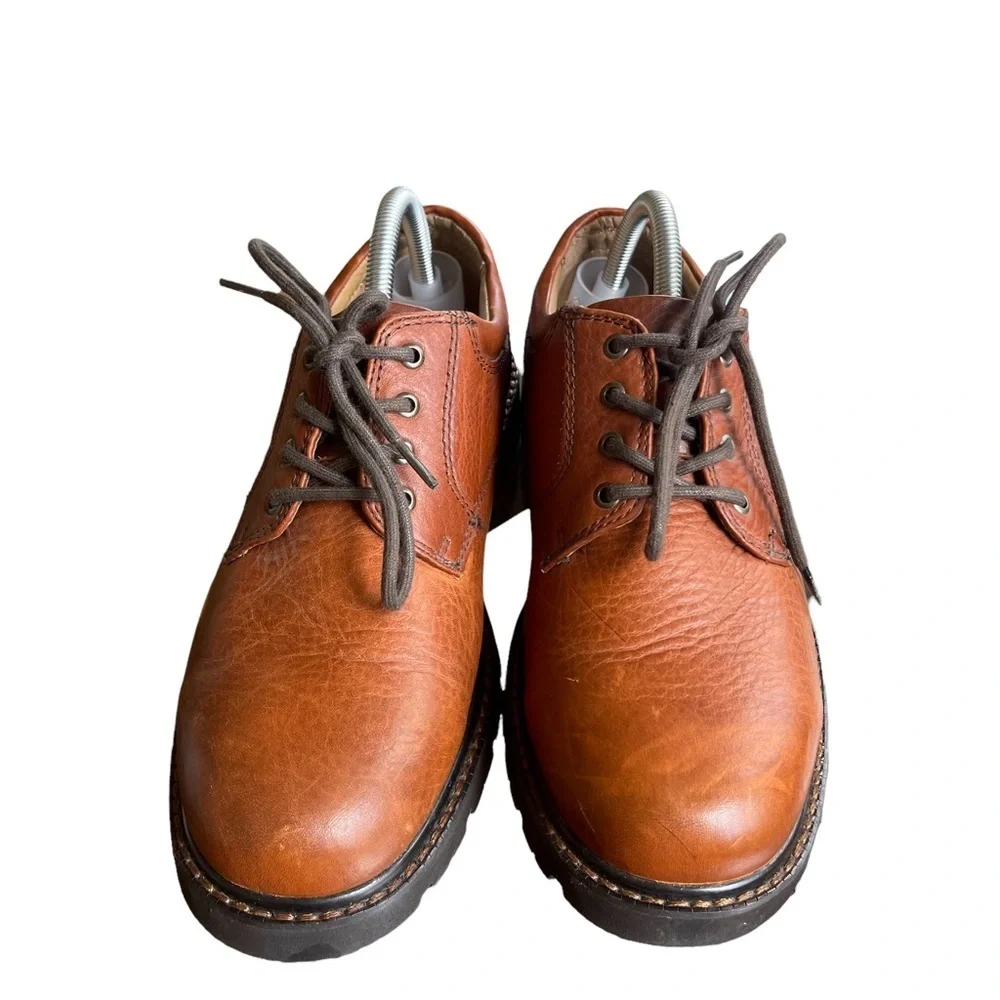 Dockers‎ Stain Defender Brown Leather Oil Resistant Shoes Size: 10M